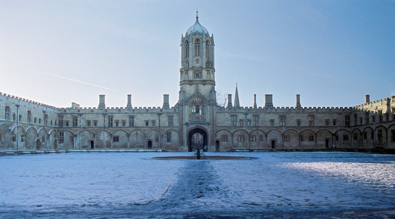 El college de Christ Church, de la Universidad de Oxford, la más antigua universidad de habla inglesa en el mundo. Wikimedia Commons